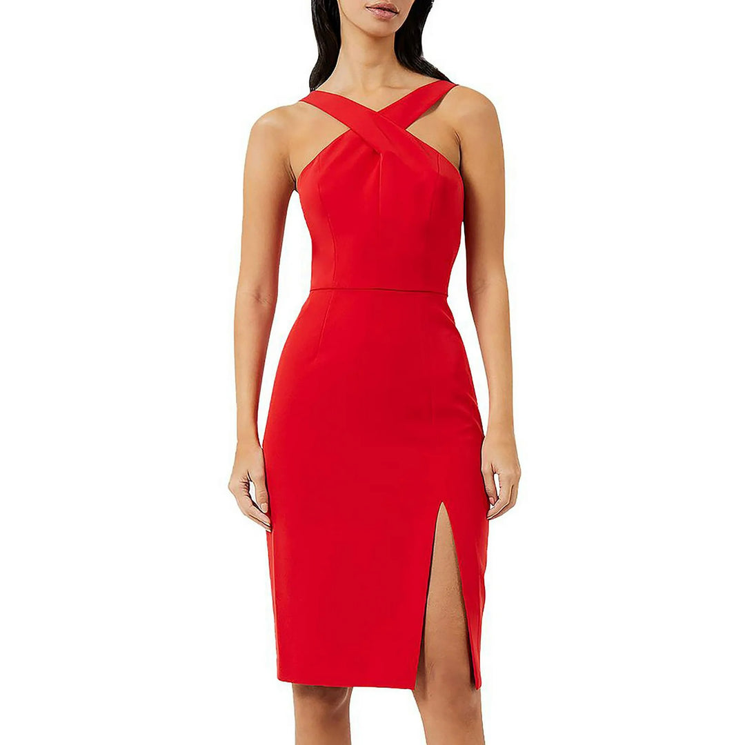 FRENCH CONNECTION Echo Crepe Halter Dress