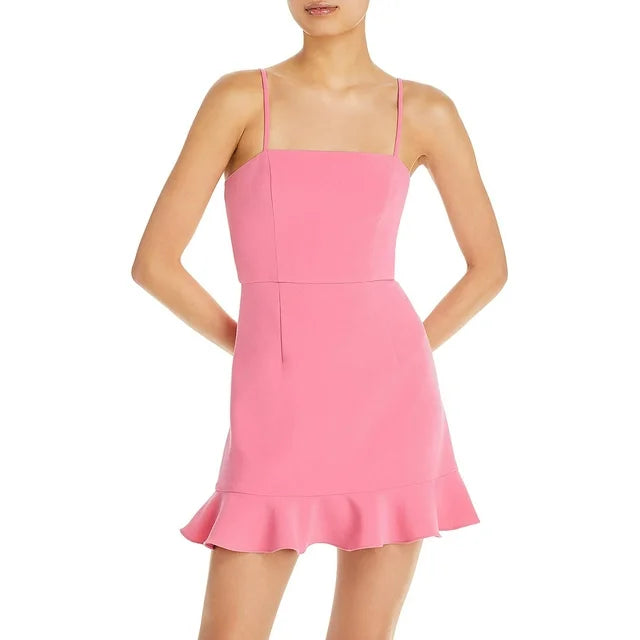 FRENCH CONNECTION Whisper Ruffled Hem Dress