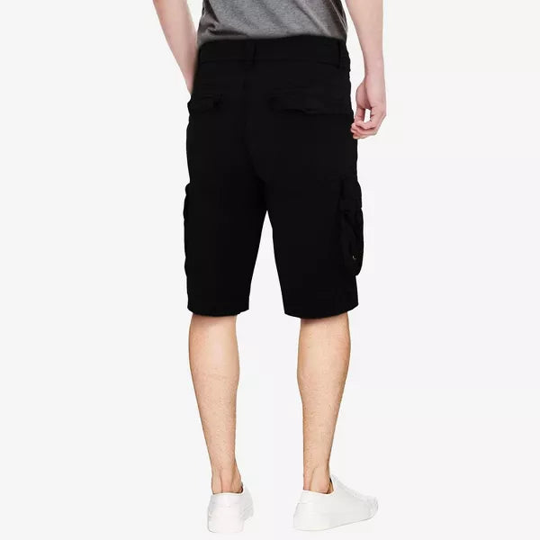 RawX MEN's Belted Double Pocket Cargo Shorts