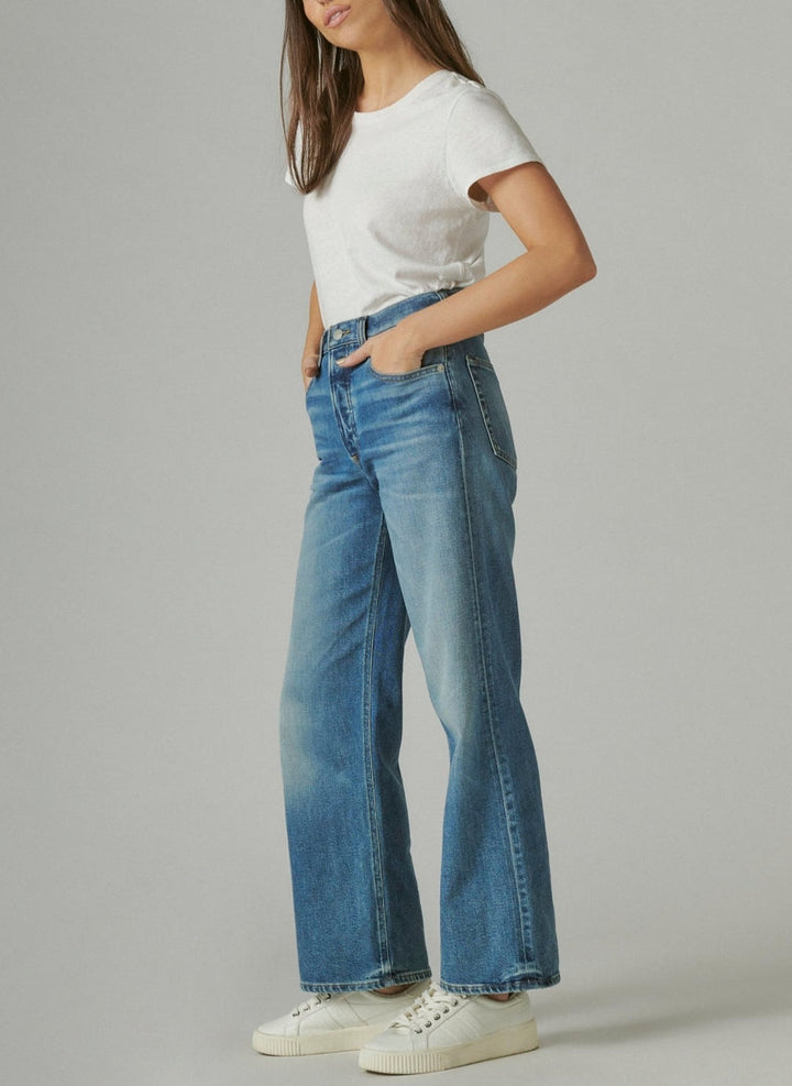 Lucky Brand High Rise Wide Leg Leans