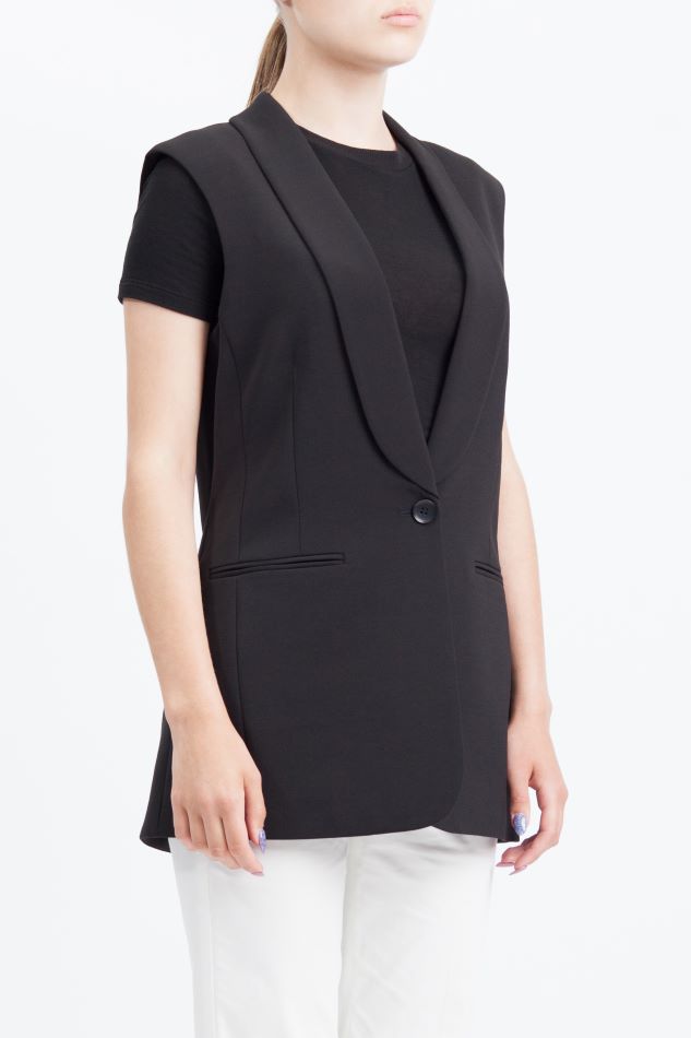 BCBGMAXAZRIA Cole Zipper-Back Vest