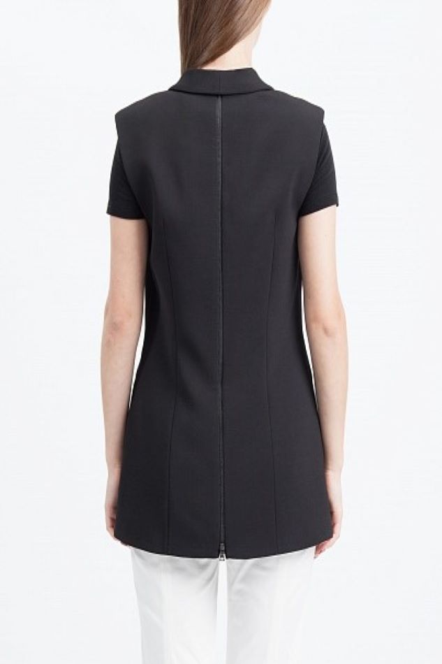 BCBGMAXAZRIA Cole Zipper-Back Vest