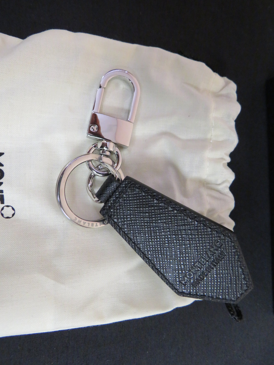 Montblanc Sartorial Leather Diamond Shape Key Fob