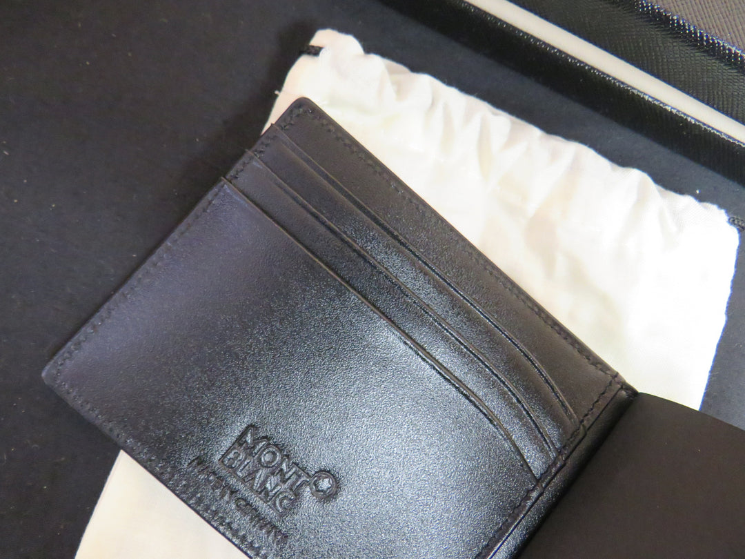 Montblanc Meisterstück 6cc Leather Wallet with Money Clip