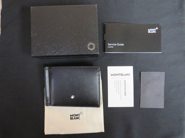 Montblanc Meisterstück 6cc Leather Wallet with Money Clip