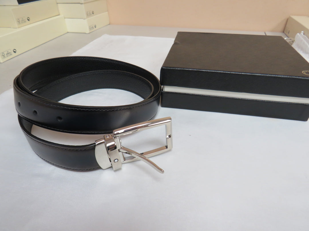 Montblanc Men's Reversible Leather Belt