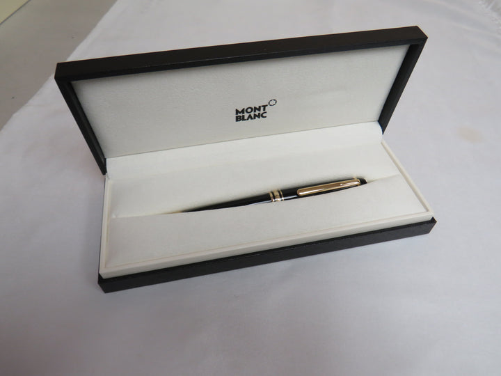 Montblanc Meisterstück Gold-Plated Black Resin Classique Ballpoint Pen