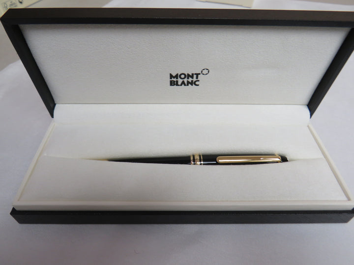 Montblanc Meisterstück Gold-Plated Black Resin Classique Ballpoint Pen