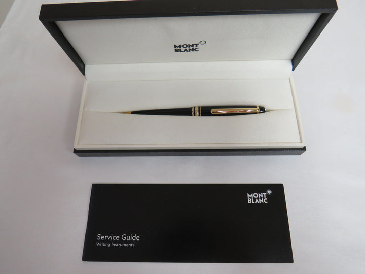 Montblanc Meisterstück Gold-Plated Black Resin Classique Ballpoint Pen