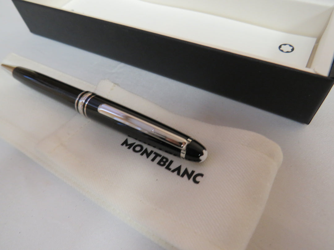 Montblanc Meisterstück Platinum-Plated Black Resin LeGrand Ballpoint Pen