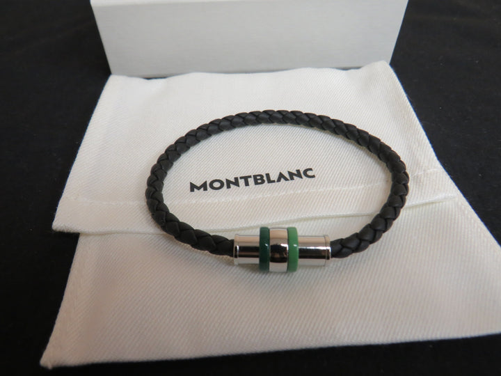 Montblanc 1858 Garnet Signature Logo Bracelet