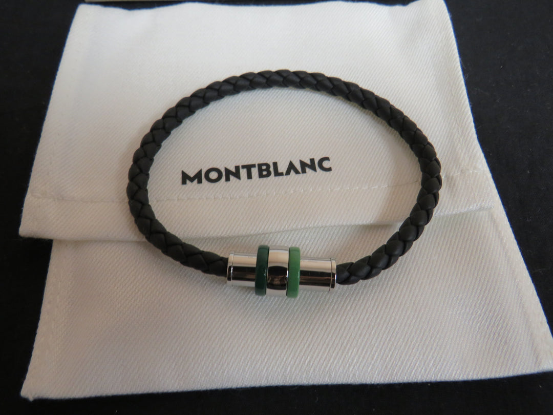 Montblanc 1858 Garnet Signature Logo Bracelet
