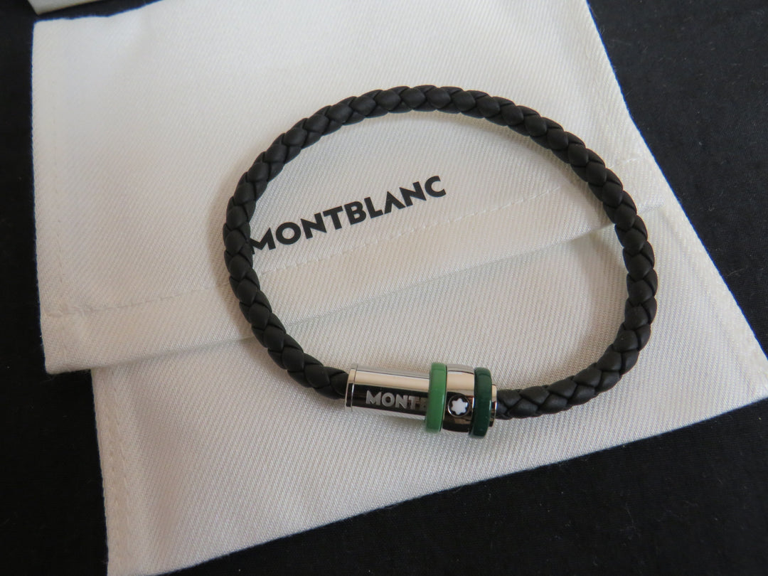 Montblanc 1858 Garnet Signature Logo Bracelet