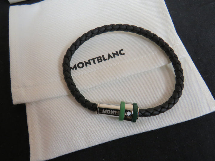 Montblanc 1858 Garnet Signature Logo Bracelet