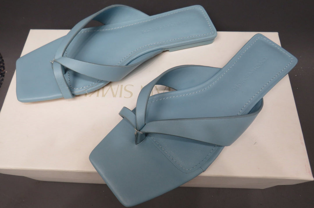 SIMKHAI Square-Toe Flat Sandals