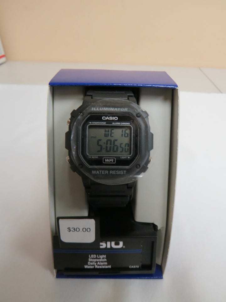 Casio Men's Digital Black Resin Strap Watch