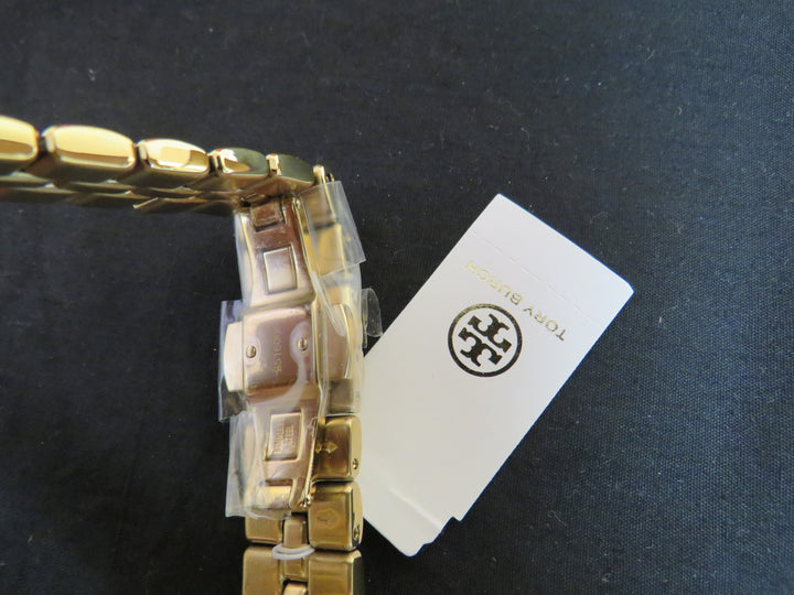 Tory Burch Women's Kira Gold-Tone Stainless Steel Bracelet Watch 30mm