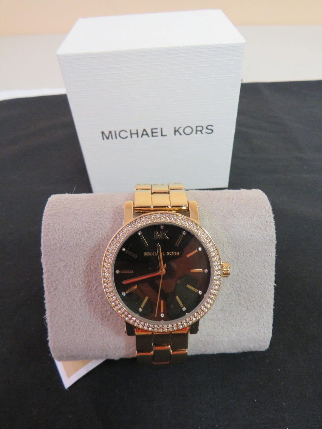 Michael Kors Women's Corey Three-Hand Gold-Tone Alloy Watch 38mm