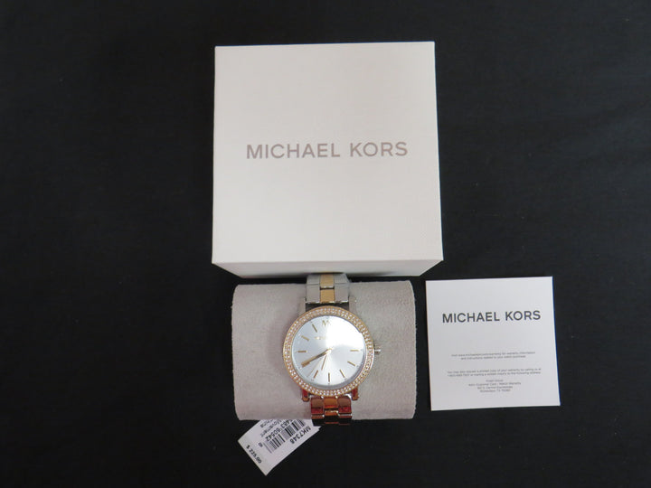 Michael Kors Women's Corey Three-Hand Two-Tone Alloy Watch 38mm