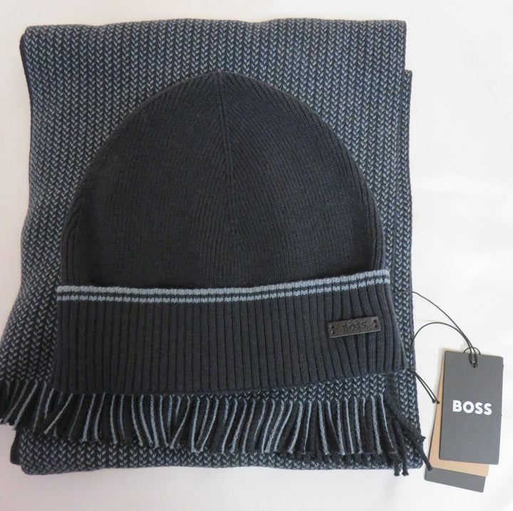 BOSS Hugo Boss MEN Winter Hat & Scarf Set