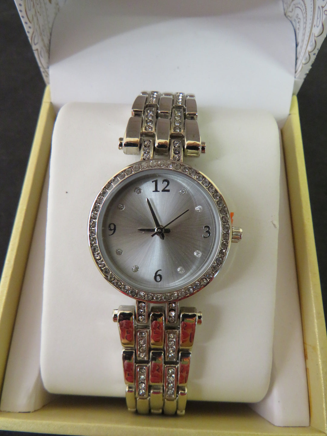 Charter Club Women's Pavé Bracelet Watch