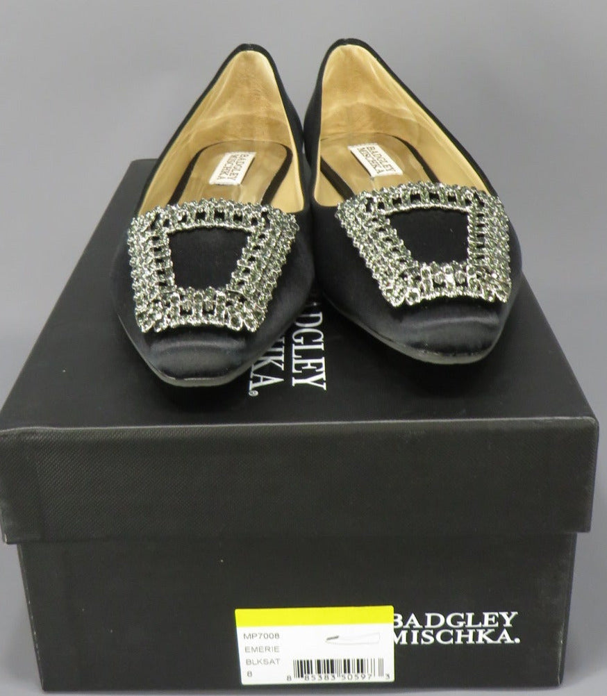 Badgley Mischka Emerie Slip On Embellished Flats