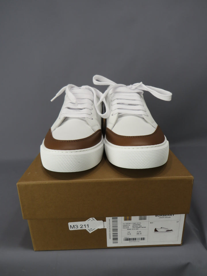 Burberry Lace Up Low Top Sneakers