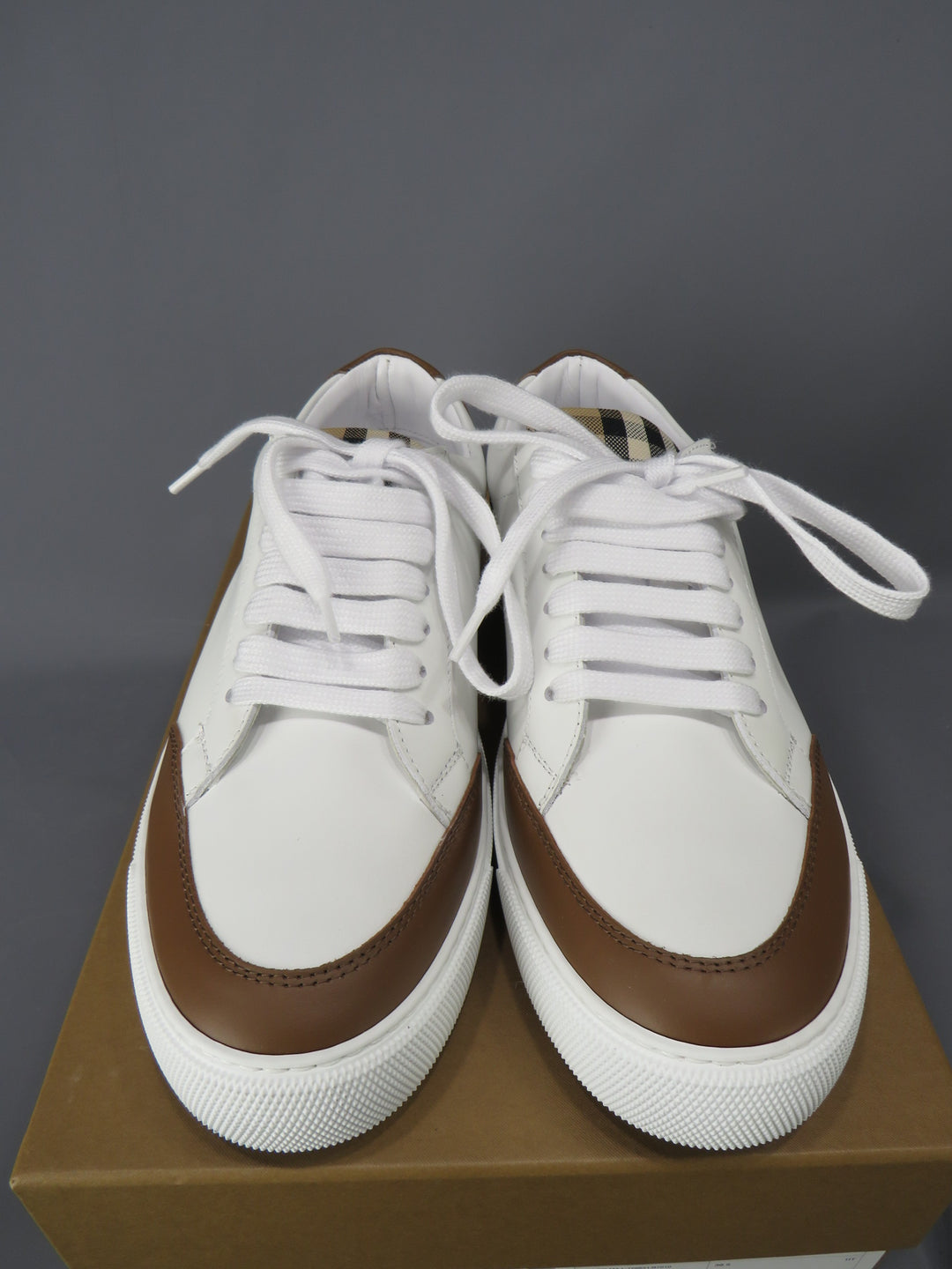 Burberry Lace Up Low Top Sneakers