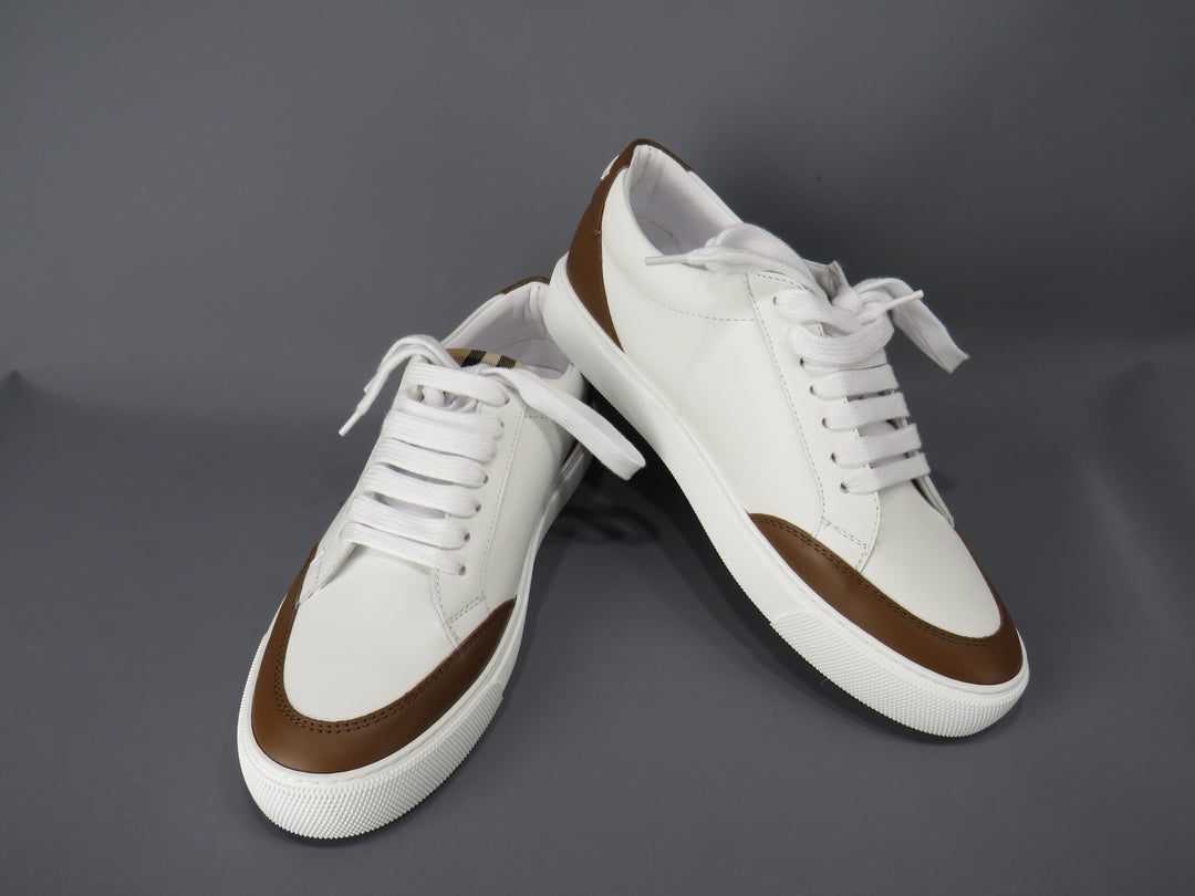 Burberry Lace Up Low Top Sneakers