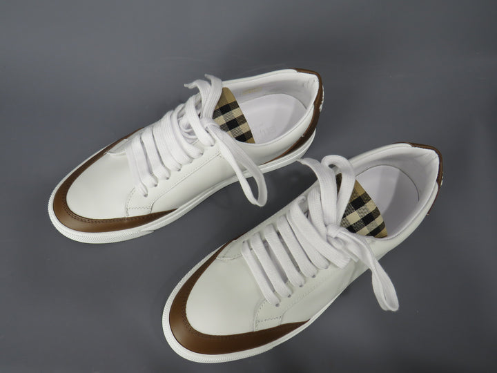 Burberry Lace Up Low Top Sneakers