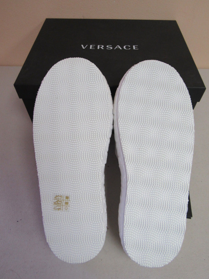 Versace Medusa Embroidered Slippers