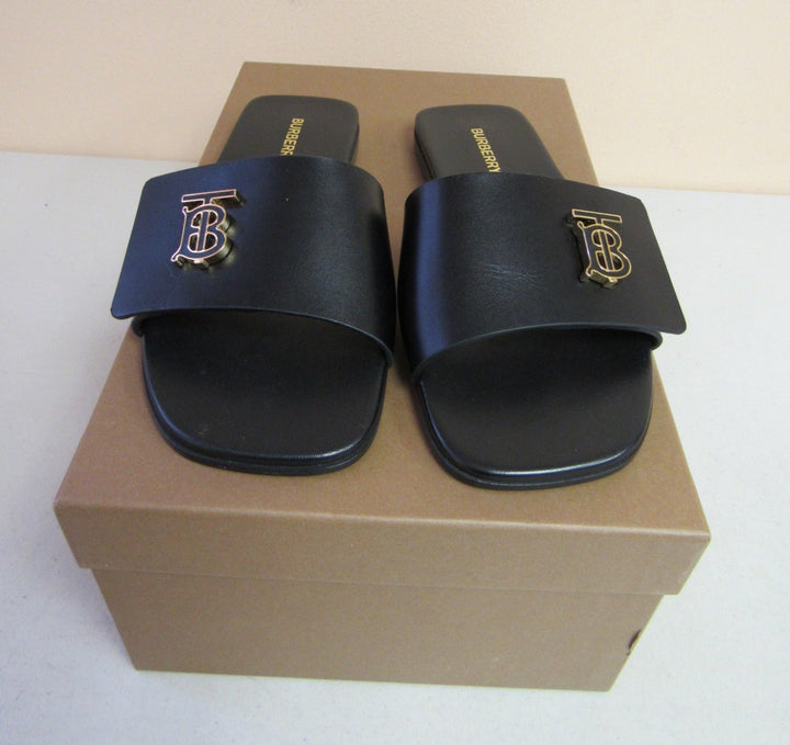 Burberry Sloane TB Monogram Slide Sandal