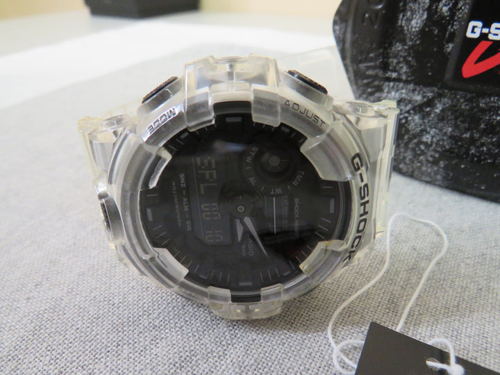 G-Shock Men's Analog-Digital Clear Resin Strap Watch 53.4mm GA700SKE