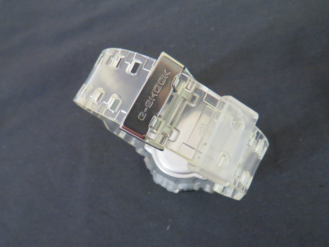 G-Shock Men's Analog-Digital Clear Resin Strap Watch 53.4mm GA700SKE