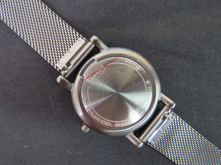 Skagen Women's Signatur Lille Two Hand Gunmetal Stainless Steel Watch 30mm