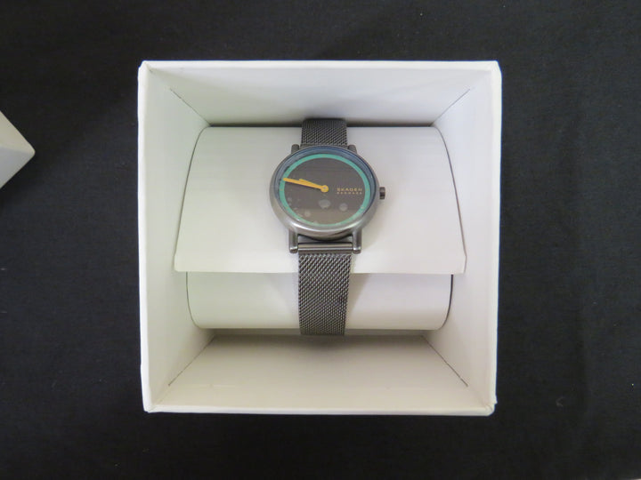 Skagen Women's Signatur Lille Two Hand Gunmetal Stainless Steel Watch 30mm