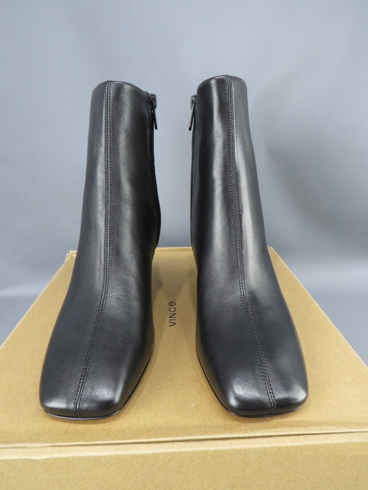 Vince Women's Andy Square Toe Wedge Heel Ankle Booties