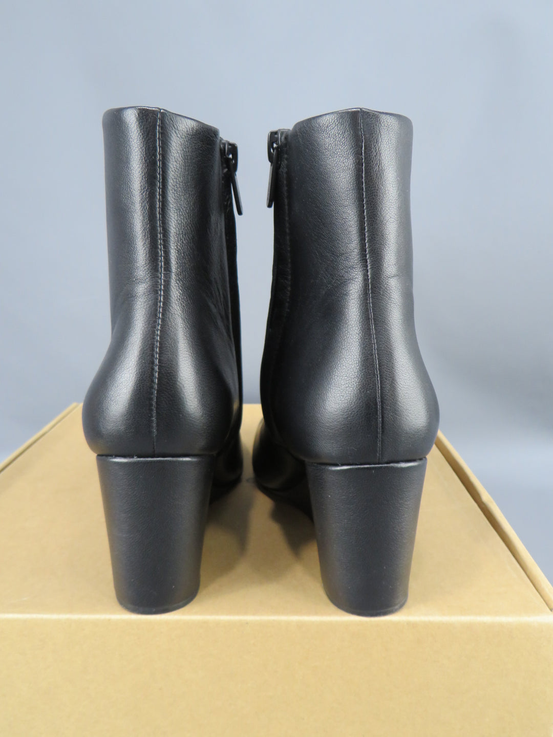 Vince Women's Andy Square Toe Wedge Heel Ankle Booties