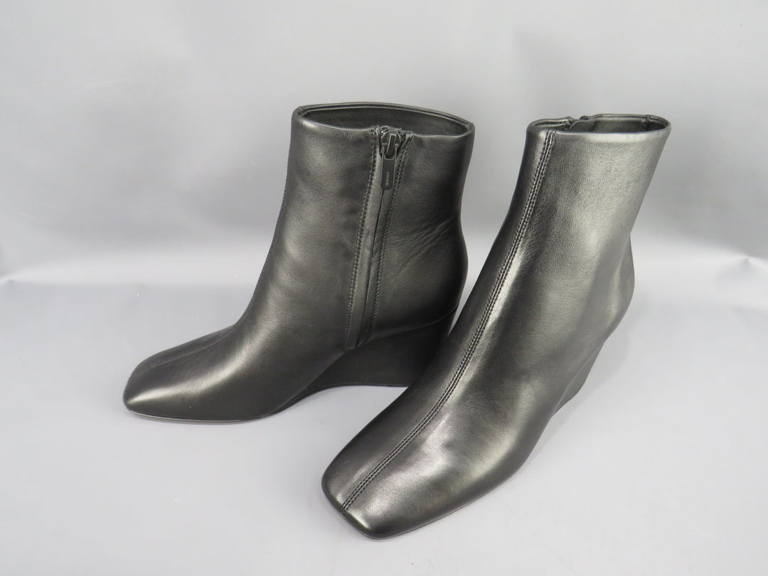 Vince Women's Andy Square Toe Wedge Heel Ankle Booties