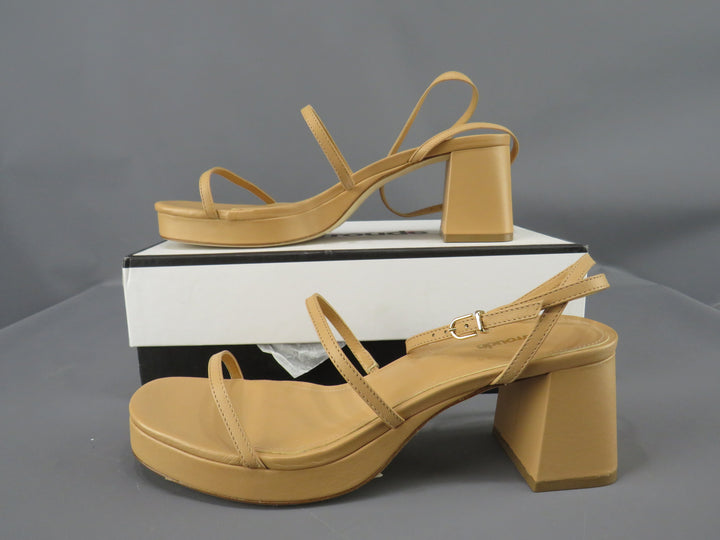 LARROUDE Gio Block Heel Strappy Sandal