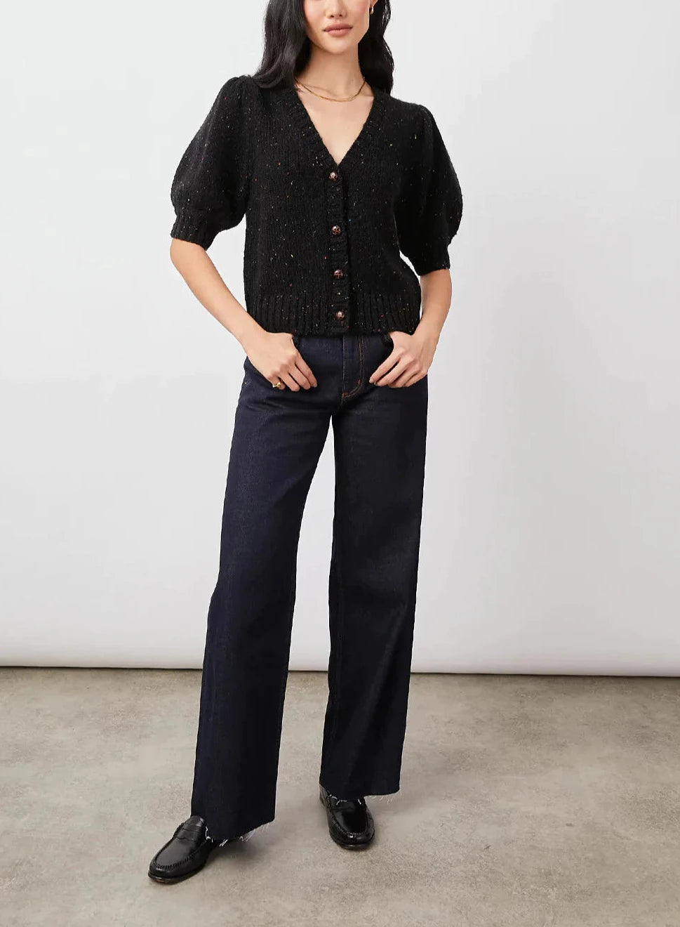 Rails Isla Short Sleeve Knit Cardigan