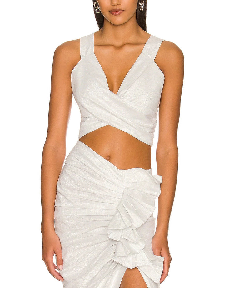 JUST BEE QUEEN Chelsea Twist Front Top