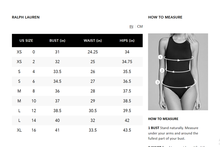 POLO RALPH LAUREN Martinique Signature Solids One Piece Swimsuit