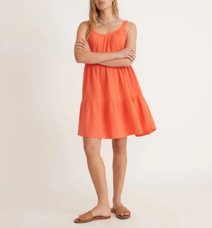 Marine Layer Cotton Mini Tank Dress