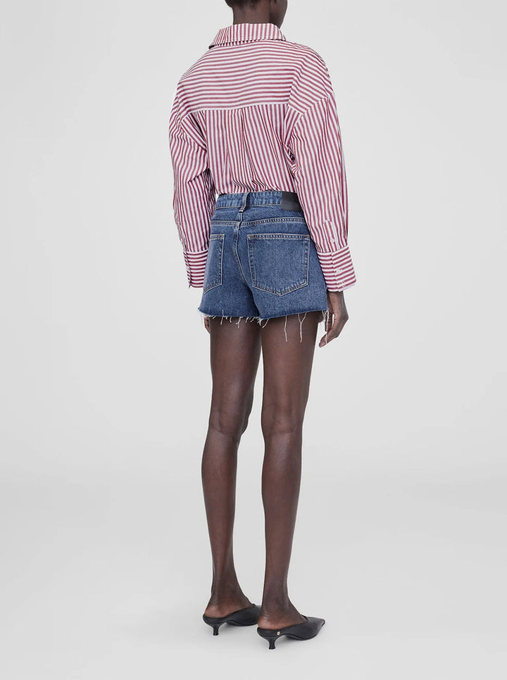 Anine Bing Cotton Mika Stripe Shirt