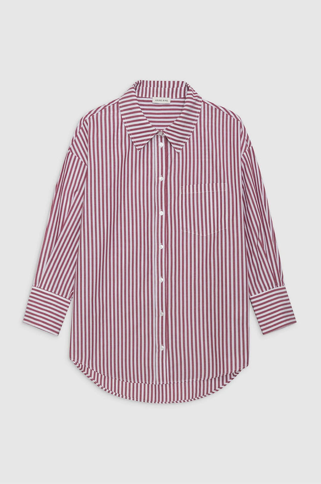 Anine Bing Cotton Mika Stripe Shirt