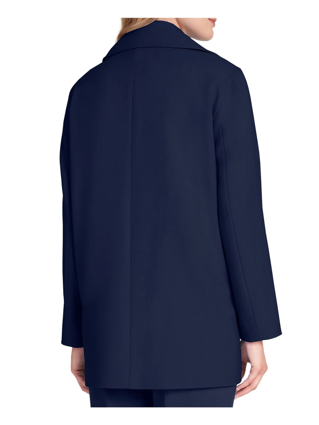 Tahari ASL Open-Front Longline Blazer