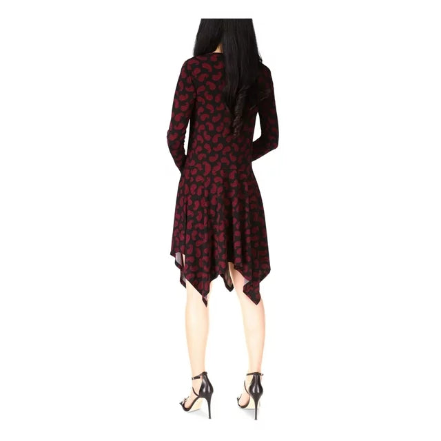 MICHAEL KORS Printed Handkerchief-Hem Dress