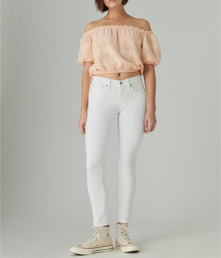 Lucky Brand Mid Rise Ava Skinny Jeans