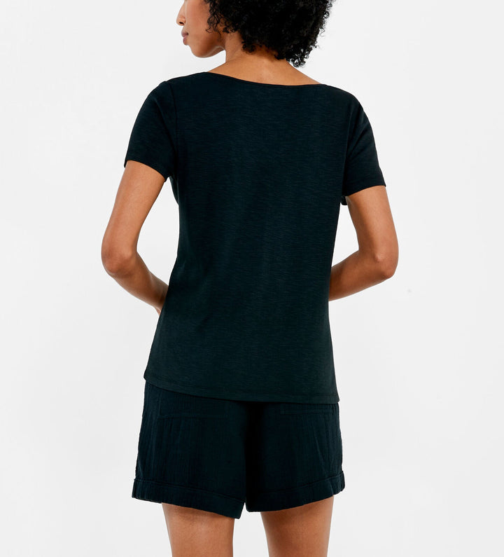 NZT NIC+ZOE Twisted V Neck Tee